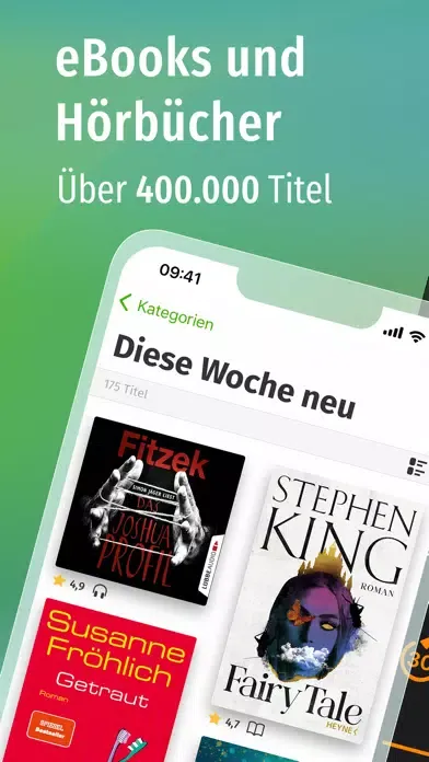 Skoobe: eBooks und Hörbücher سکرین شاٹس
