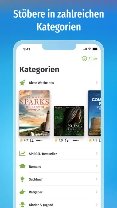 Skoobe: eBooks und Hörbücher سکرین شاٹس