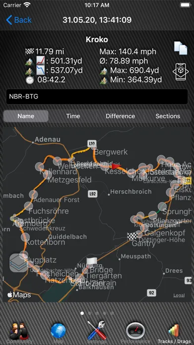 Zrzuty ekranu Car Performance Tracker