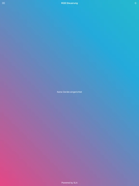 Скриншоты SLA RGB Steuerung iPad 