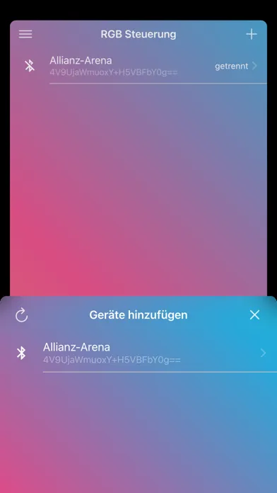 Скриншоты SLA RGB Steuerung