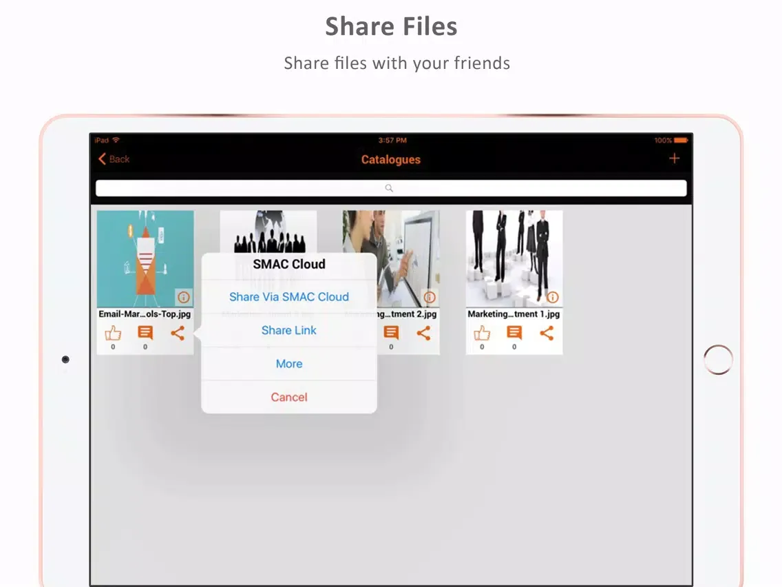 Capturas de tela do SMAC Cloud - Cloud Storage App iPad 