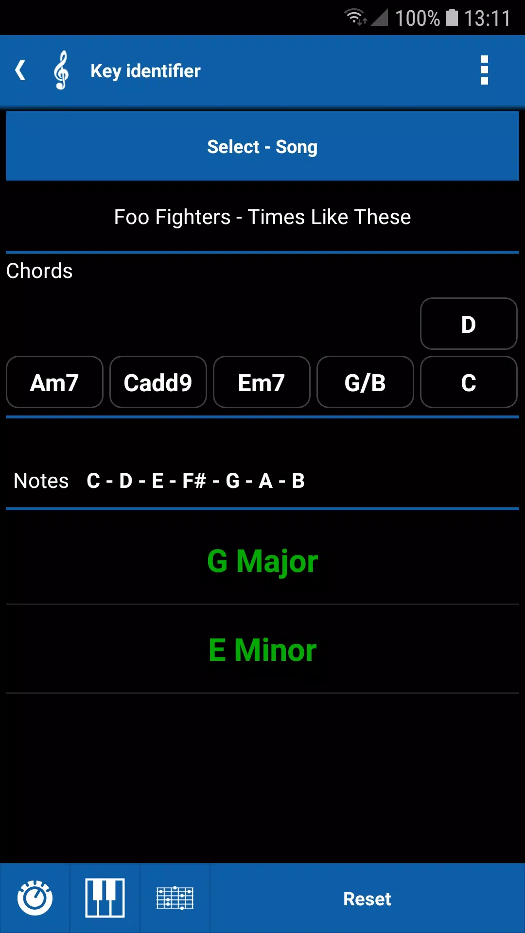 s.mart Song Key Identifier Screenshots3