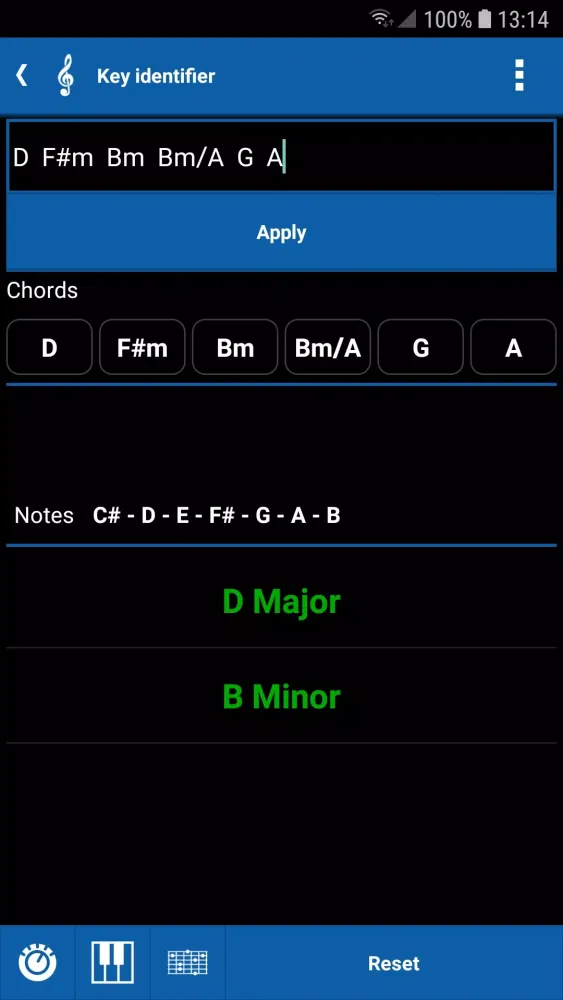 s.mart Song Key Identifier Ekran Görüntüleri