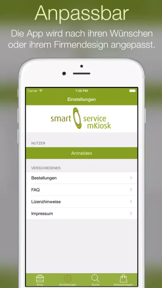 Capturas de pantalla de smart.service mKiosk