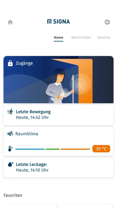 Zrzuty ekranu SIGNA-Bx Smart Building