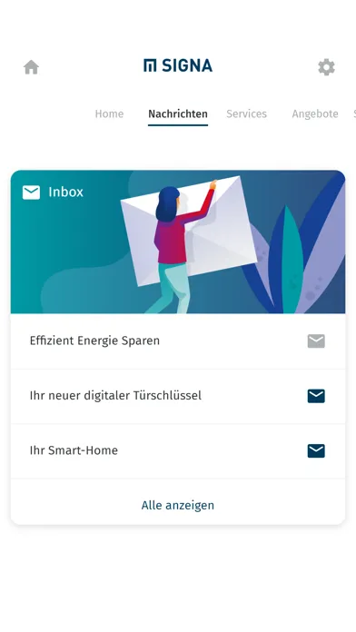 Zrzuty ekranu SIGNA-Bx Smart Building