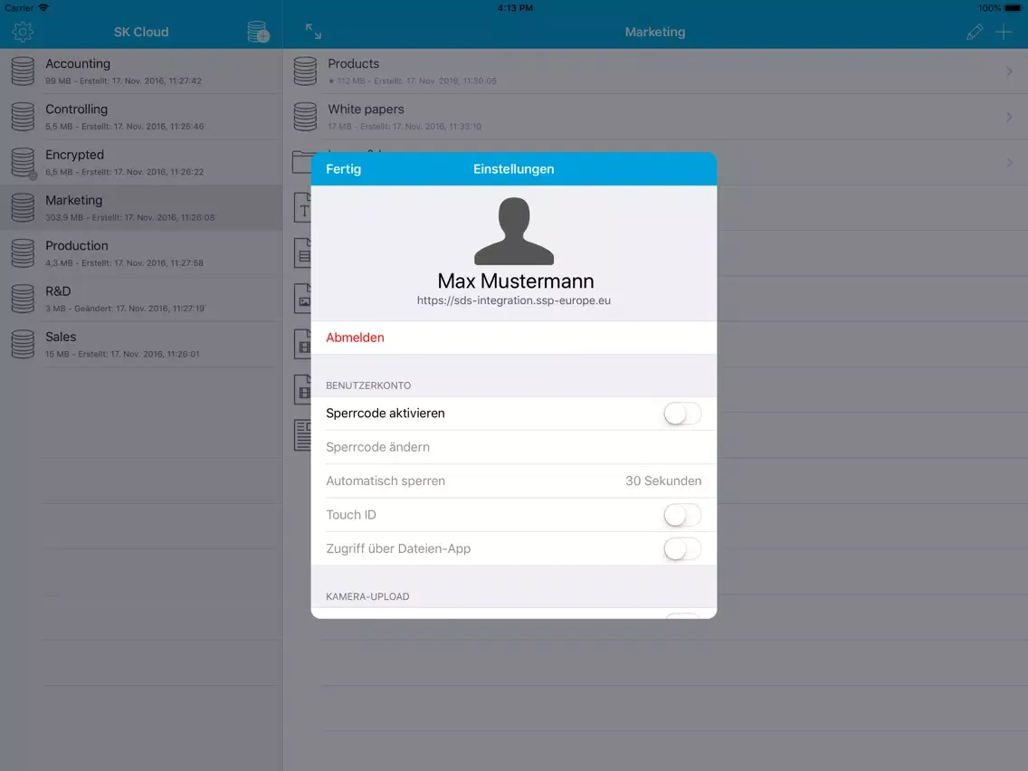 Smurfit Kappa Cloud V4 iPad  Screenshots