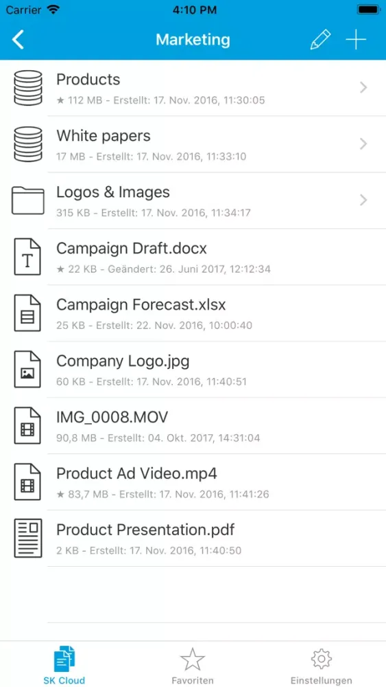 Smurfit Kappa Cloud V4 Screenshots