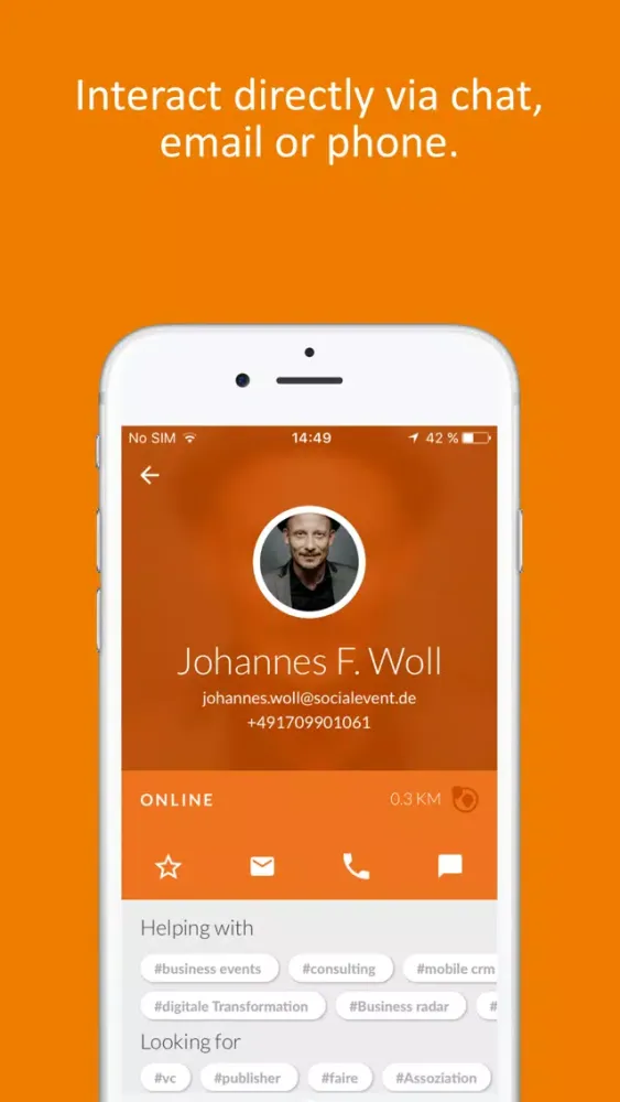 Capturas de pantalla de miitya-The Instant Meeting App
