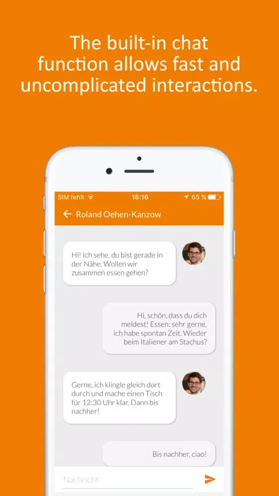 Capturas de pantalla de miitya-The Instant Meeting App