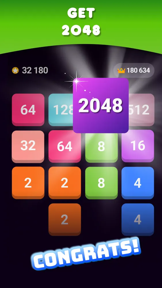 2048: Puzzle Game! Merge Block應用截圖