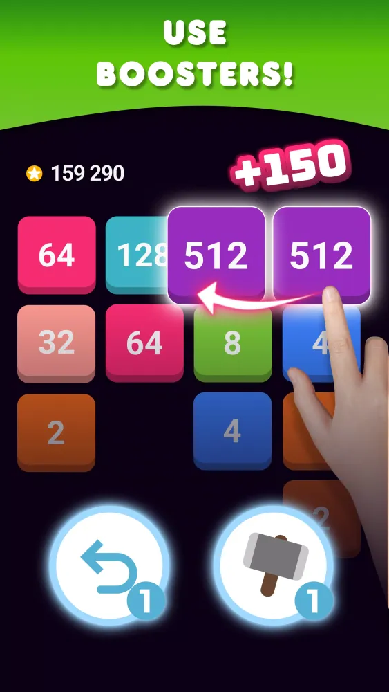 2048: Puzzle Game! Merge Block應用截圖