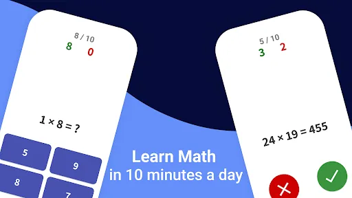 Multiplication Games Math quiz Screenshots