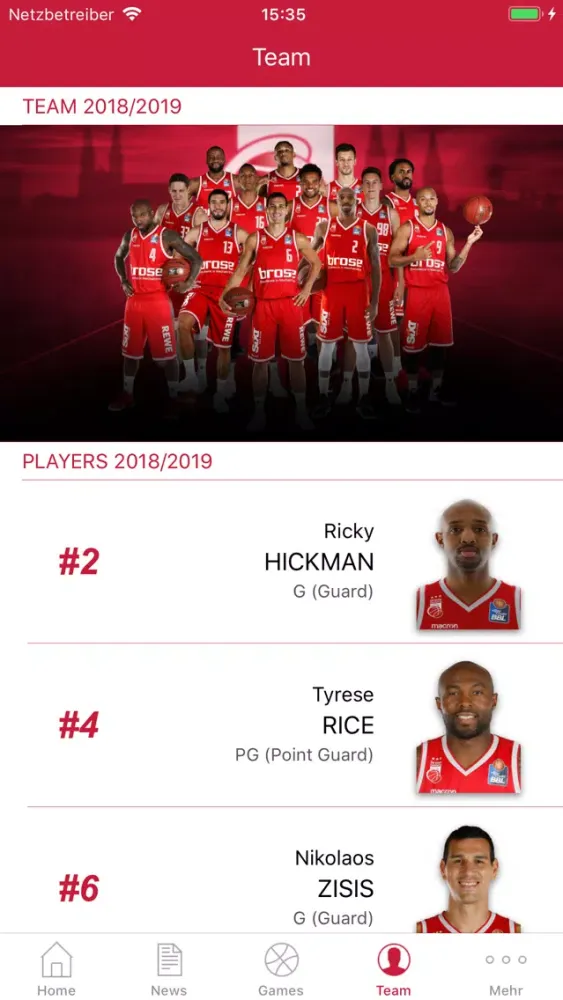 Brose Bamberg Ekran Görüntüleri