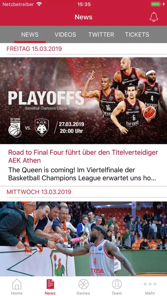 Brose Bamberg Ekran Görüntüleri