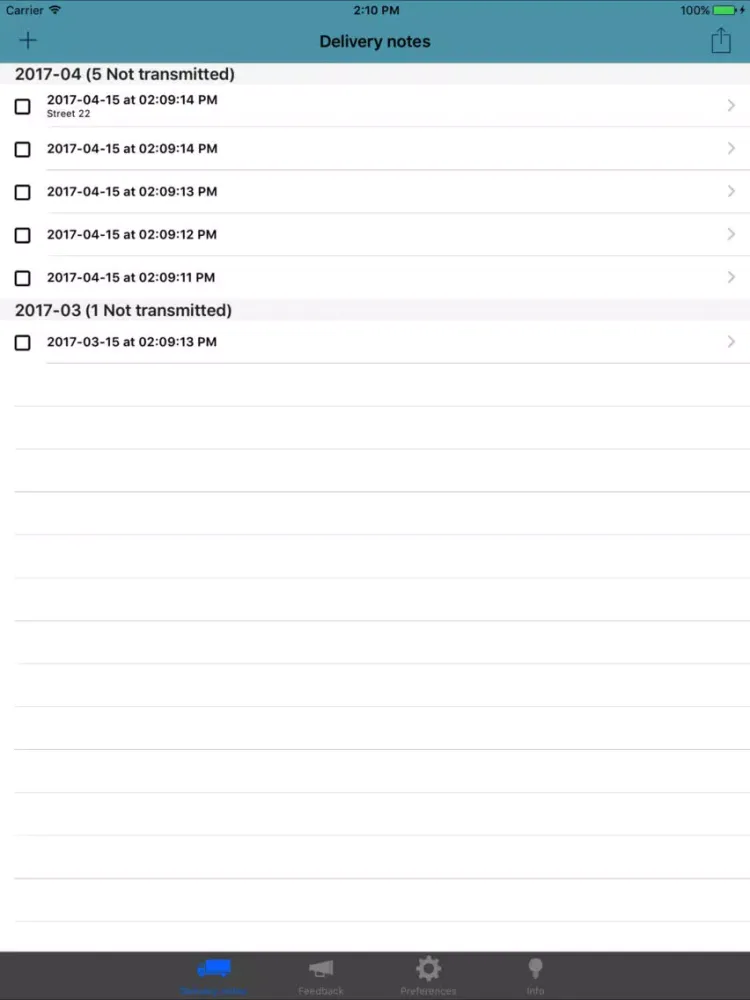 MyDelivery iPad  Screenshots