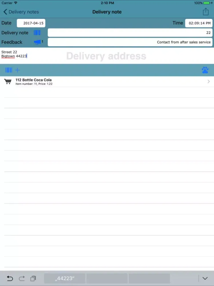 MyDelivery iPad  Screenshots