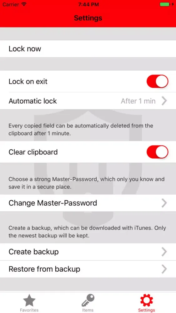 key2go light স্ক্রিনশট