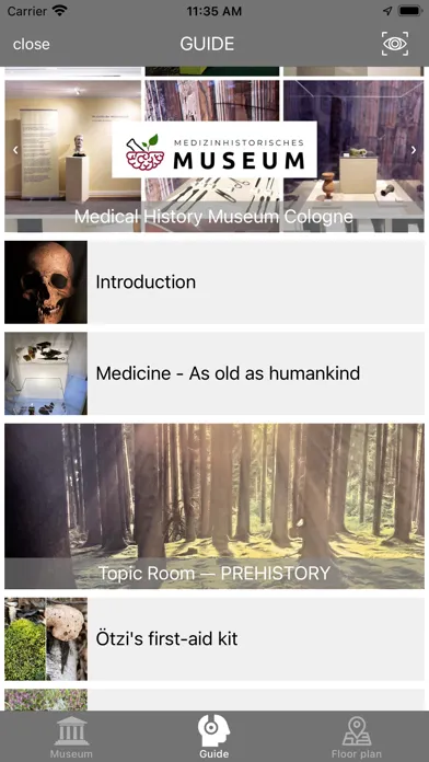 Screenshot di Museum2go