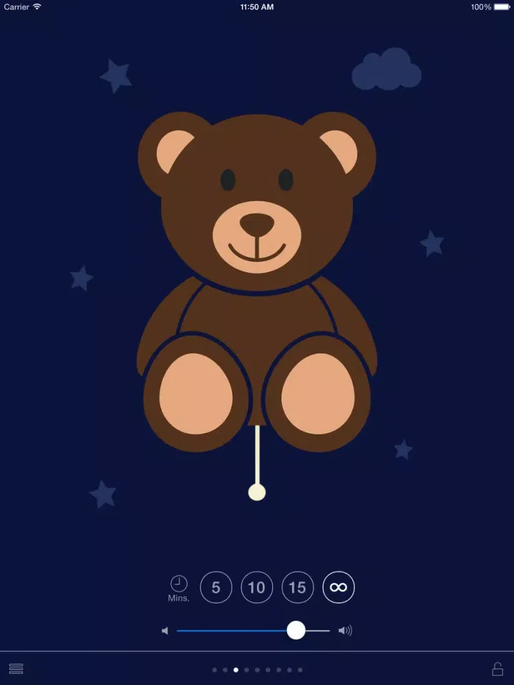Tangkapan skrin Sleep well! - Baby lullabies iPad 