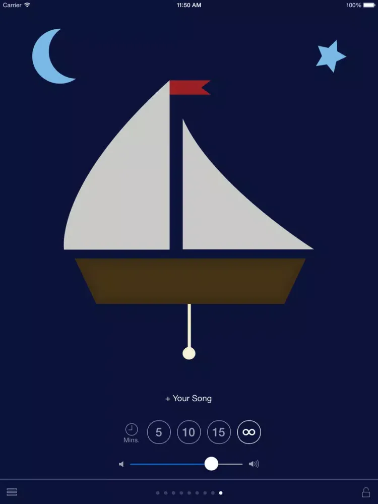 Tangkapan skrin Sleep well! - Baby lullabies iPad 
