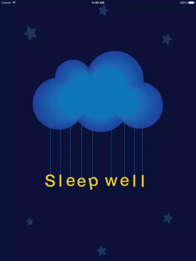 Tangkapan skrin Sleep well! - Baby lullabies iPad 