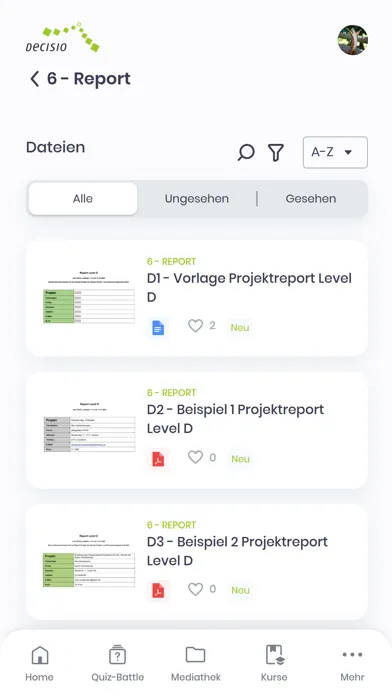 Captures d'écran de IPMA und Scrum Prüfungsfragen