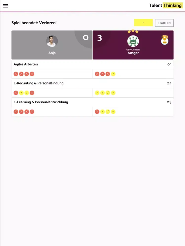 صور Talent Thinking App iPad 