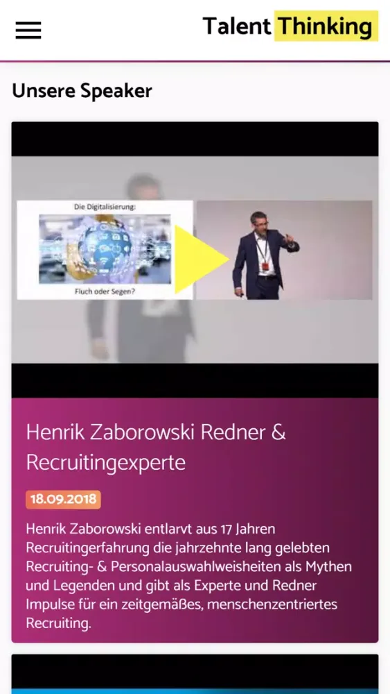 صور Talent Thinking App