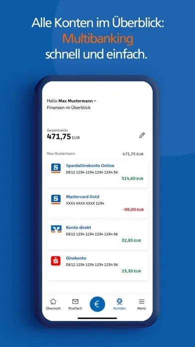 SpardaBanking App Screenshots