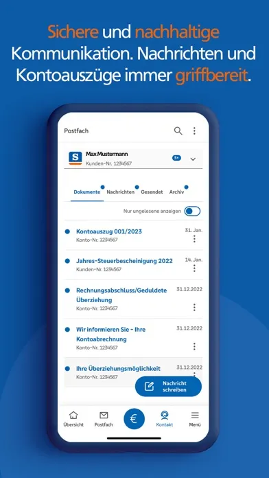 SpardaBanking App Screenshots