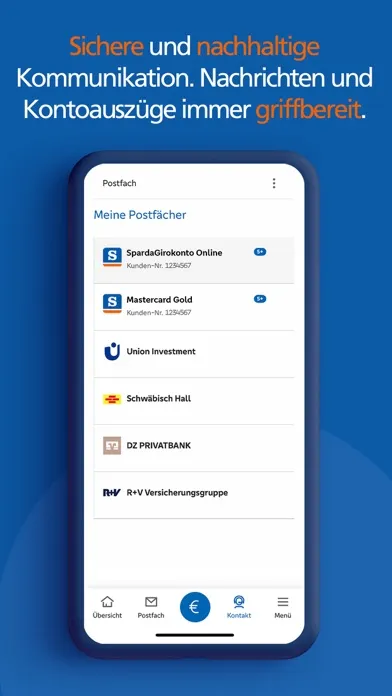 SpardaBanking App Screenshots