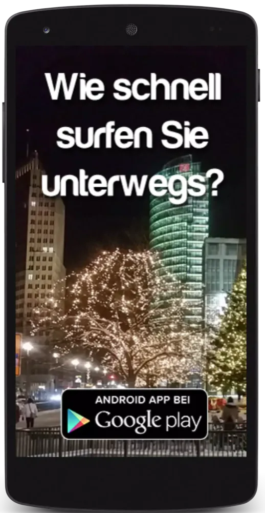 Mobile WIFI & DSL Speedtest Screenshots