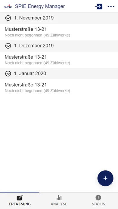 Capturas de pantalla de SPIE Energy Manager Mobile