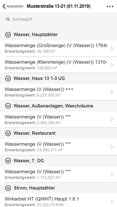 Capturas de pantalla de SPIE Energy Manager Mobile