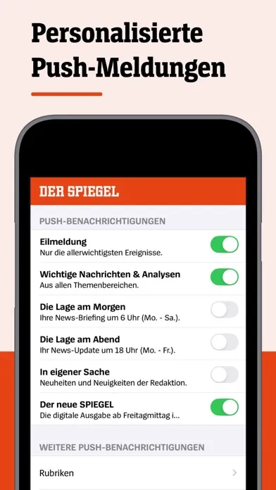 Скриншоты DER SPIEGEL - Nachrichten