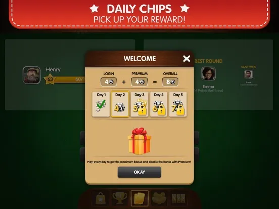 تصاویر Gin-Rummy Palace iPad 