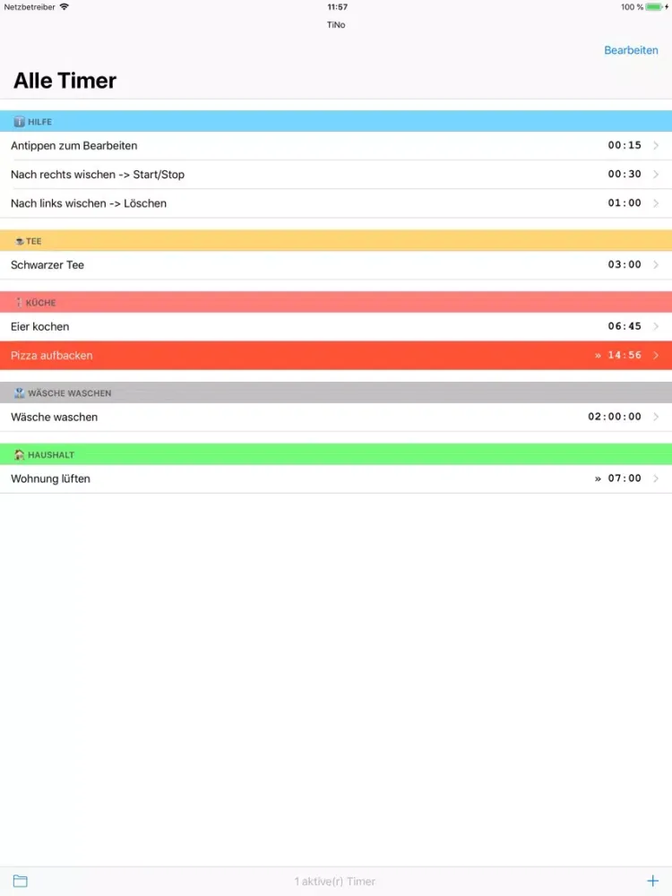 TiNo-TimerNotifications iPad  স্ক্রিনশট