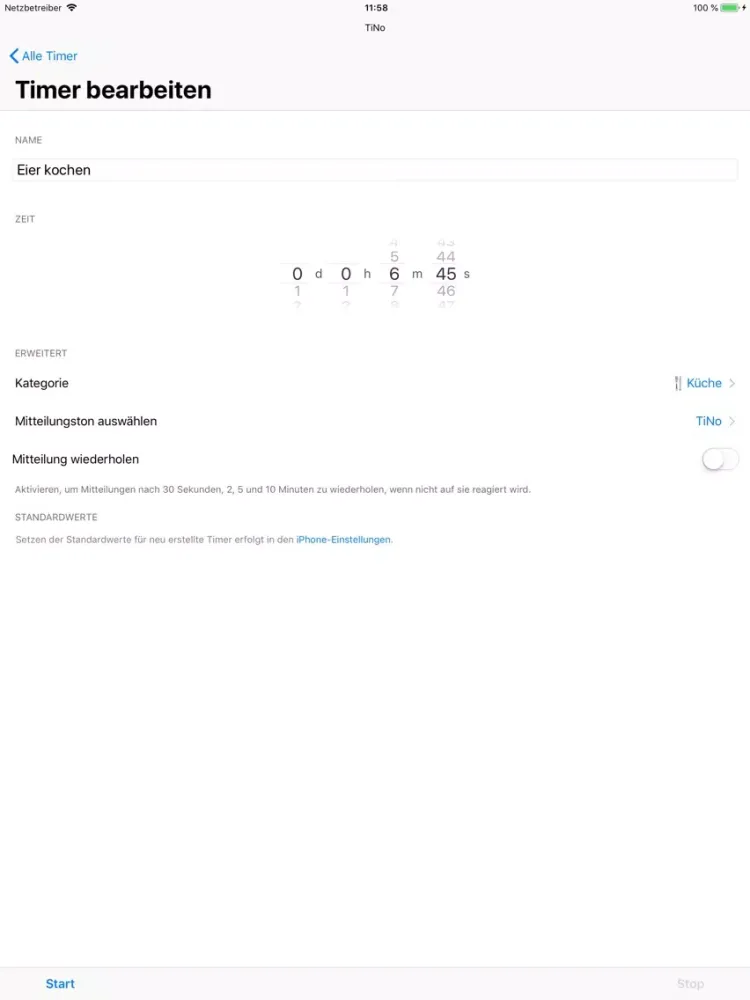 TiNo-TimerNotifications iPad  স্ক্রিনশট