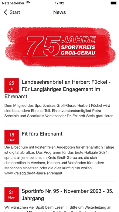 Sportkreis Groß-Gerau e.V. スクリーンショット