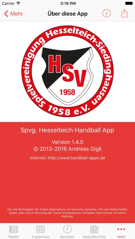 Spvg. Hesselteich應用截圖