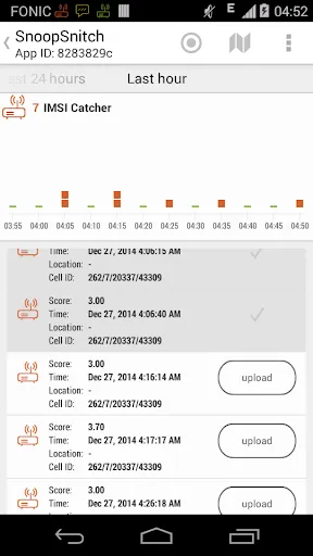 Скриншоты SnoopSnitch