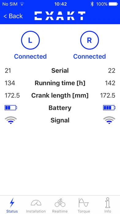 EXAKT Power Screenshots