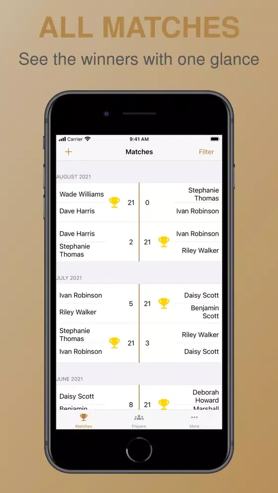 Badminton Tracker 스크린샷