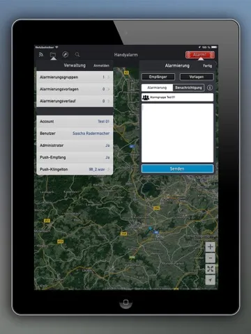 Capturas de pantalla de Handyalarm iPad 
