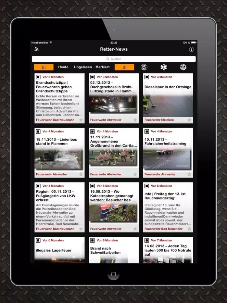 Скриншоты Rescuer News iPad 
