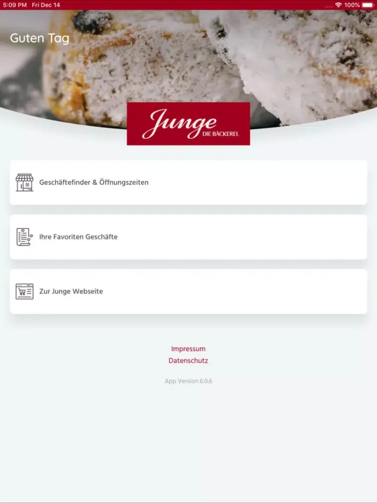 Junge Die Bäckerei iPad 应用截图