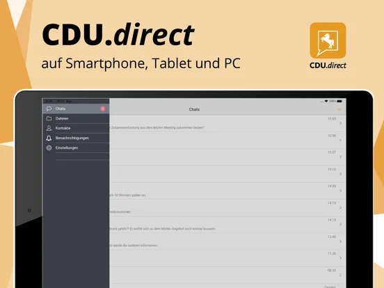 CDU.direct iPad  سکرین شاٹس