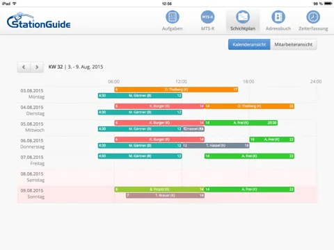 Screenshot di StationGuide Terminal iPad 